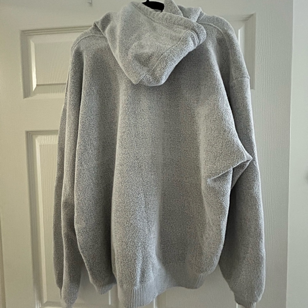 Pacifica Light Gray Crewneck Men's Sweatshirt - Picture 3 of 4